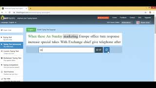 Advance English Typing Test 84 WPM 10FastFingers - TypingGeek