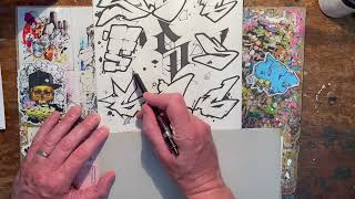 Tutorial - Basic graffiti letter study - The letter S