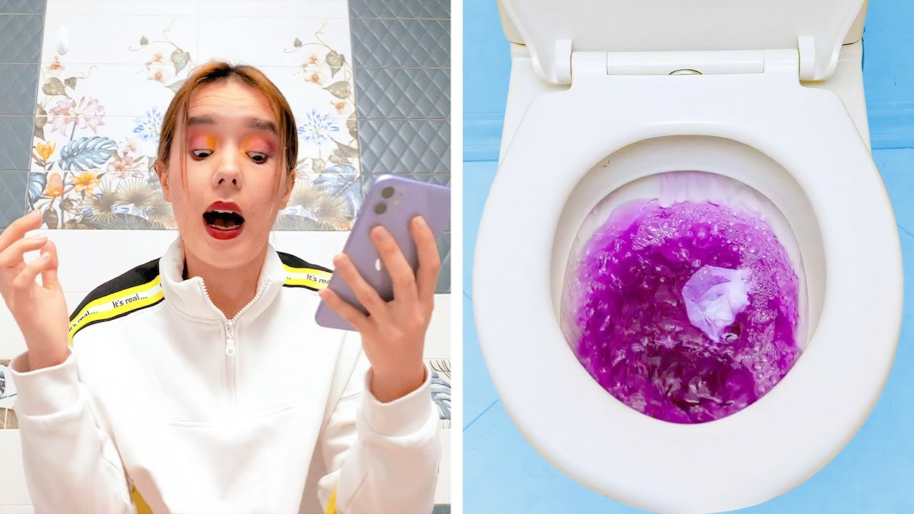 TOILET FAILS and HACKS to Deal With Awkward Situations