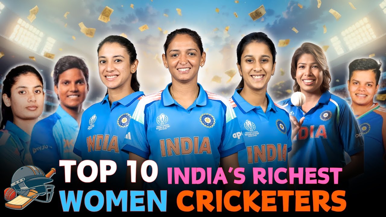 Top 10 Richest Women Cricketers of India | Smriti Mandhana to Mithali Raj – Net Worth List 2025