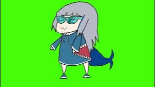 Gura Dance Green Screen