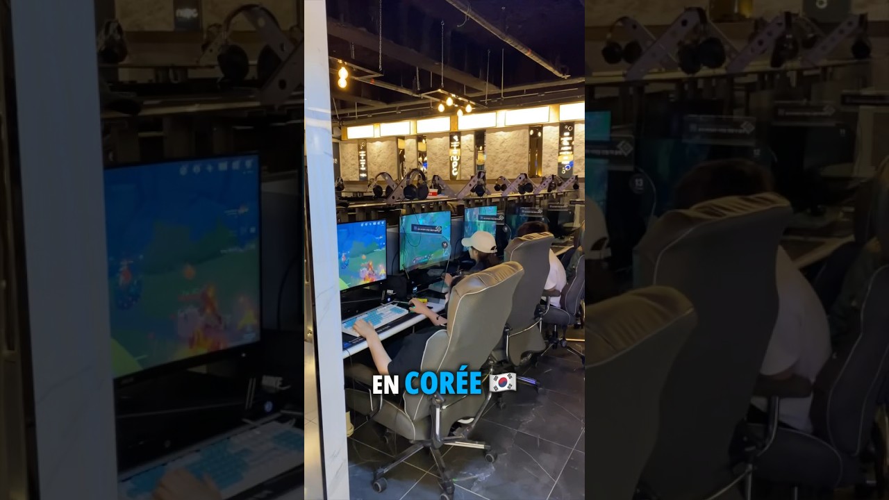 Les cybercafés en Corée 🇰🇷 c’est next level 🤯