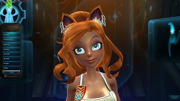 Wildstar Aurin Female Character Creation