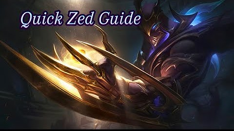 A quick Zed guide to carry your games!