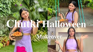 Halloween Makeover as Chutki | Hansika Krishna