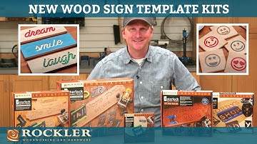 Making Wood Signs with Rockler Router Templates