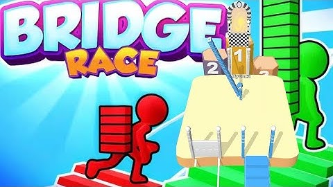Bridge Race - Gameplay Walkthrough Part 1 Tutorial Stickman Bridge Race (iOS, Android)