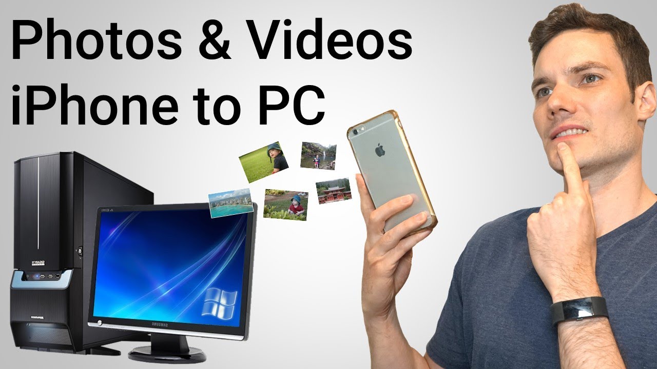 How to Transfer Photos from iPhone to Computer - YouTube