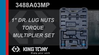 KING TONY-3488A03MP Lug Nut Torque Multiplier Set
