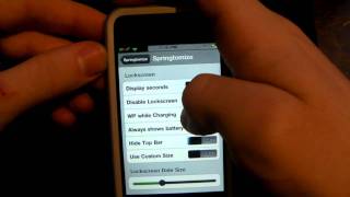 Springtomize - Cydia Tweak Customize Animations for Your Springboard iPhone 4 iPod Touch 4th