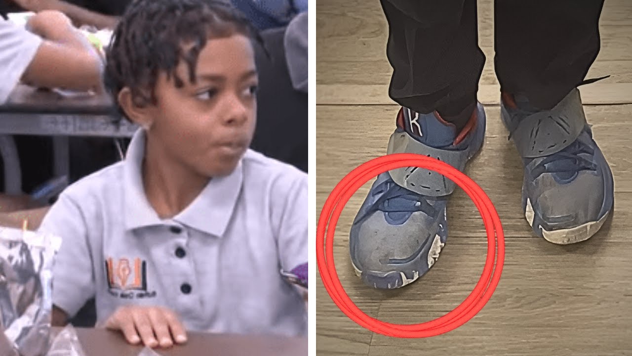 Something was wrong with teen's shoes, teacher takes photo of shocking thing a classmate did