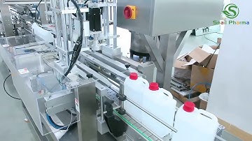 Jerry Can Sauce Liquid Filling Capping Labeling full automatic Continuous machine Line