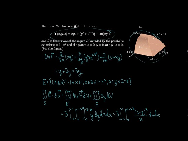 (^∇^) Calculus 16.9 The Divergence Theorem - YouTube