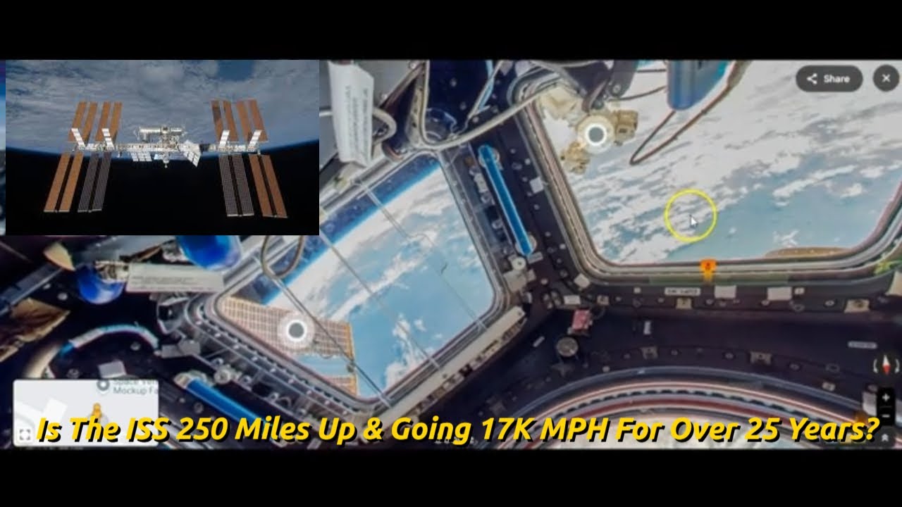 Is The ISS 250 Miles Up & Going 17K MPH For Over 25 Years? - YouTube