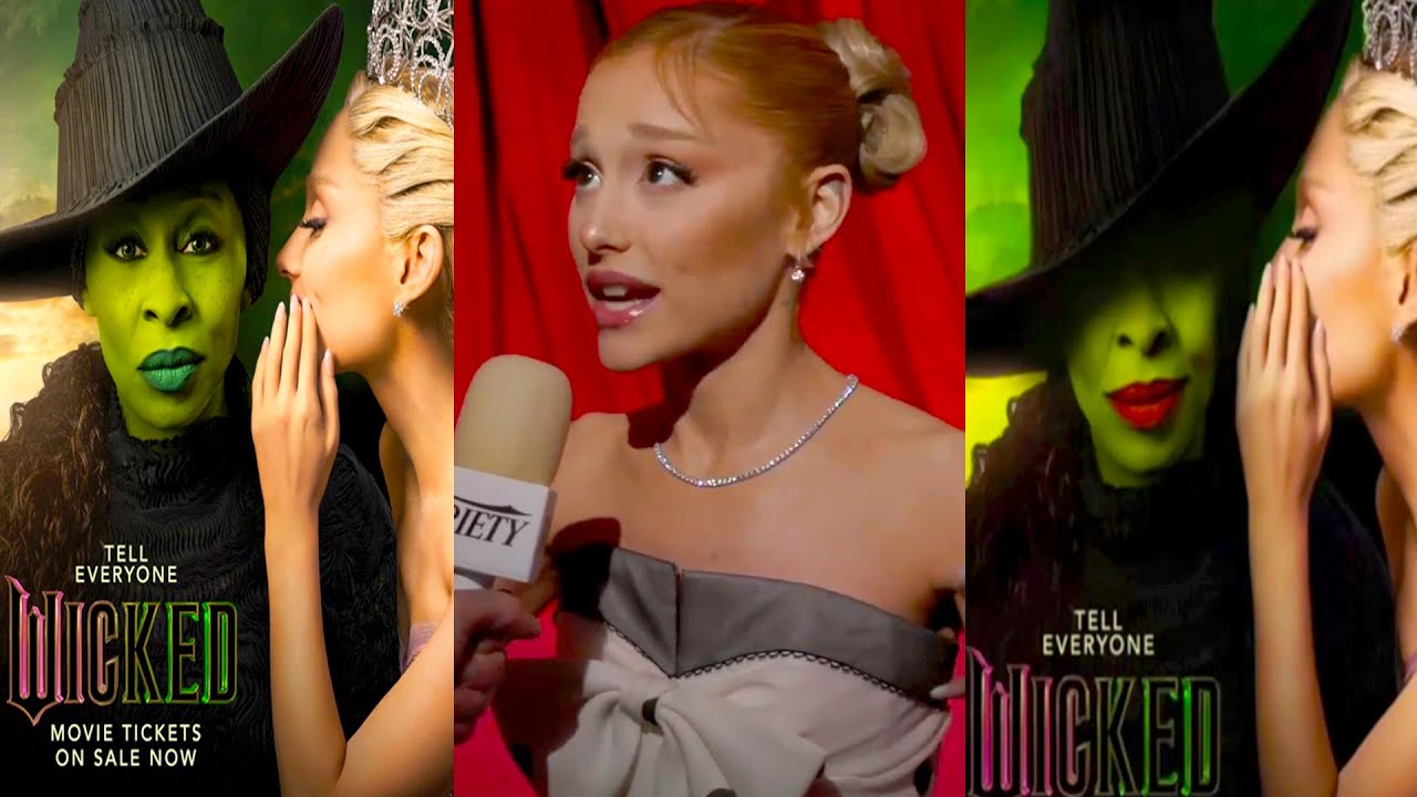 Ariana Grande Responds To Cynthia Erivo 'Wicked' Poster DRAMA YouTube