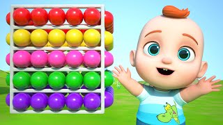 Balloons Cube and other funny challenges | Lolo Nursery Rhymes & Baby Songs