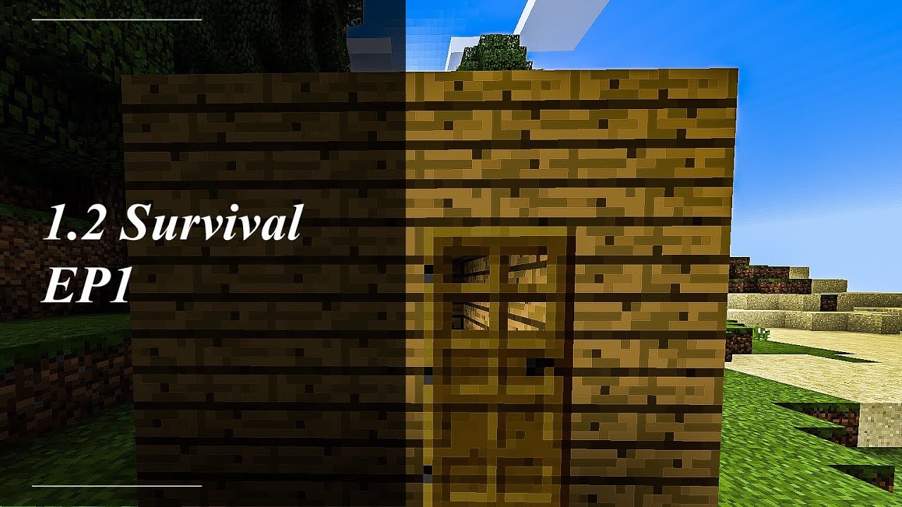 The Bear Minecraft(1.2.16)EP1 บ้านโง่ๆช่วยชีวิต