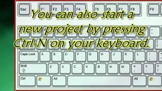 Create A New Project LPD - Lasser Production Data for Windows