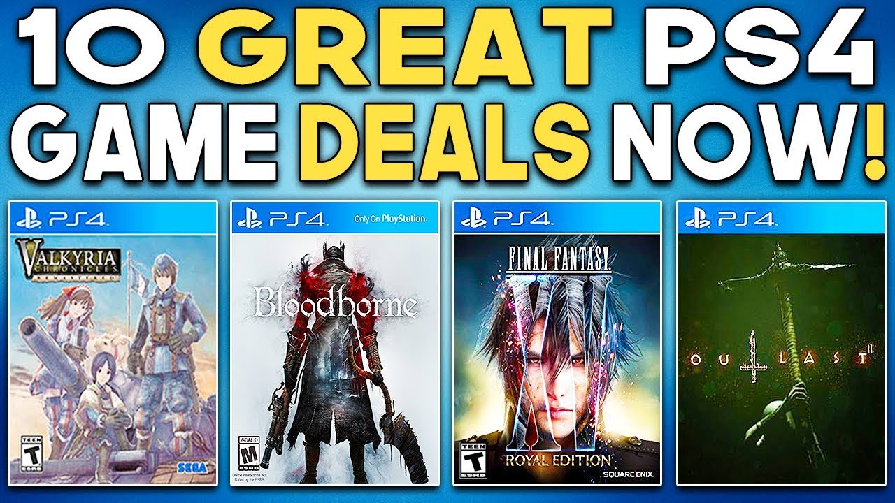 10 GREAT PlayStation 4 Game Deals RIGHT NOW! YouTube