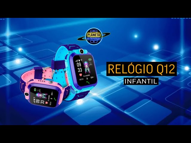 Smartwatch infantil – C?mera de posicionamento inteligente Q12