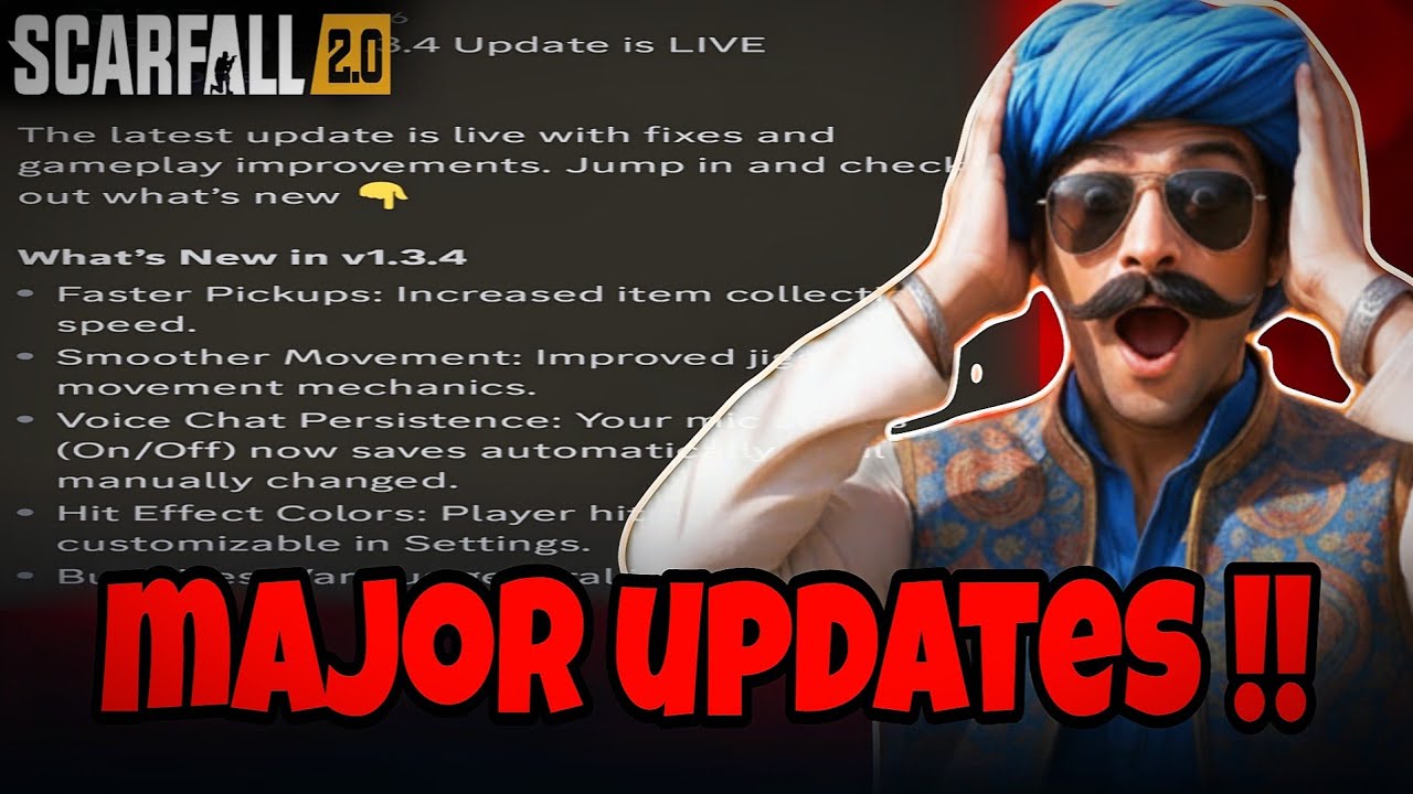 👉 Big Update 😱 | ScarFall 2.0 🔥 New Features & Changes | FOXXE 🦊