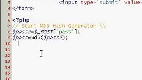 Quick PHP MD5 Hash Generator