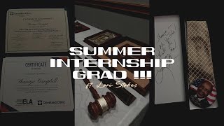first vlog : summer internship grad!!