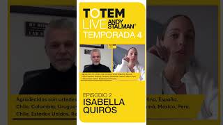 TOTEM Live Temporada 4. Episodio 2. Andy Stalman e Isabella Quirós #shorts