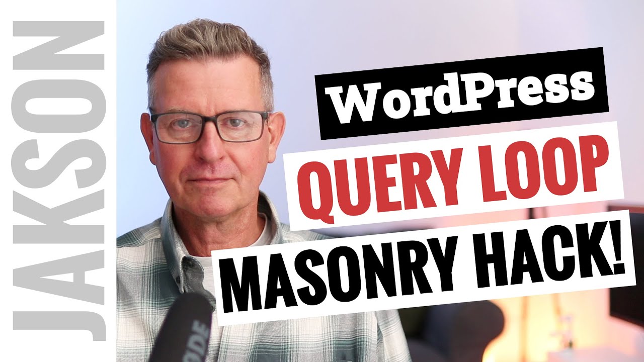 Crazy WordPress Block Theme Hack for Query Loop Masonry ! - YouTube