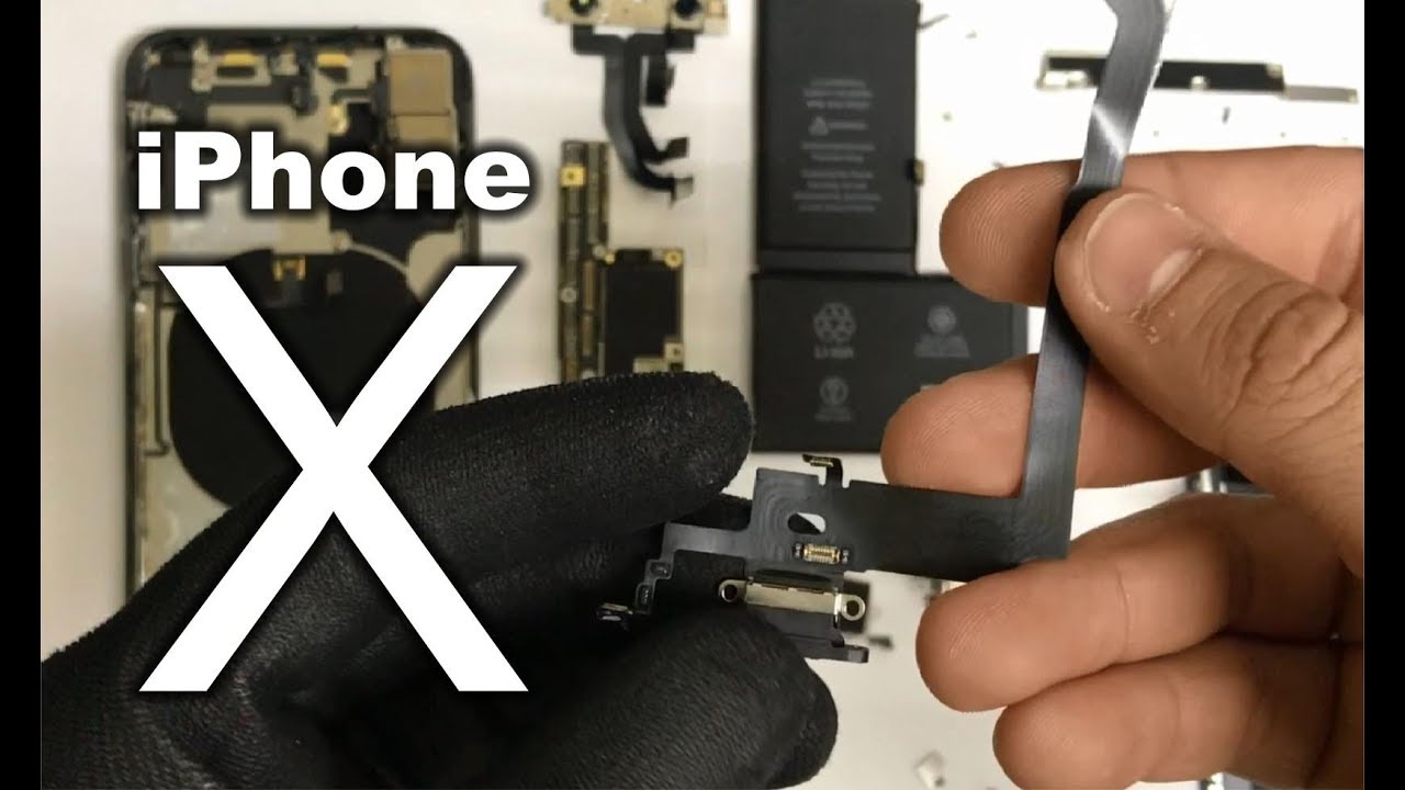 How to Replace Repair the Charger Port - iPhone X
