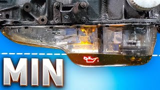 How low before you start losing oil pressure?