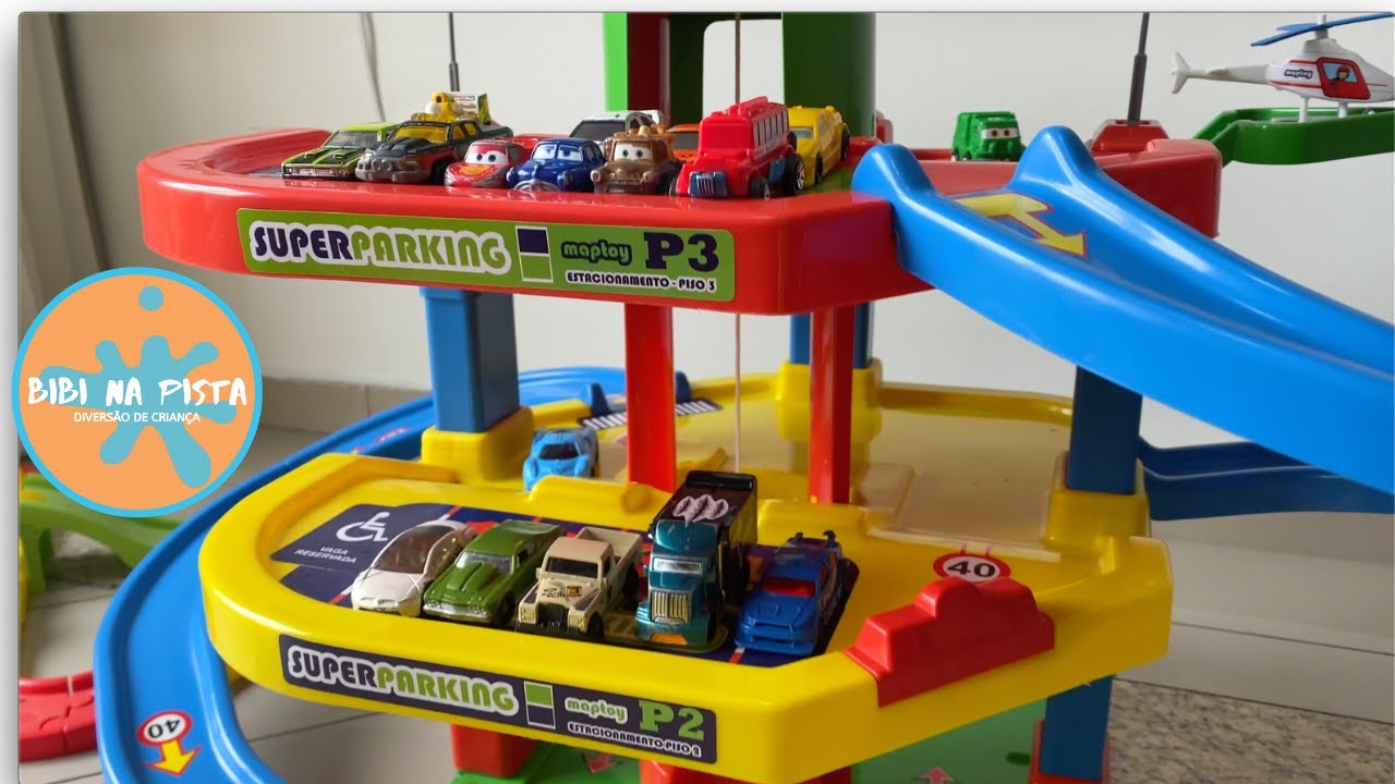 ESTACIONAMENTO DE CARROS HOT WHEELS (Hot Wheels Parking) - YouTube