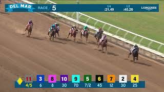 Mohaven wins race 5 at Del Mar 8/10/25