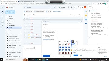 Justin explains how to add emojis to your messages in Gmail using NVDA