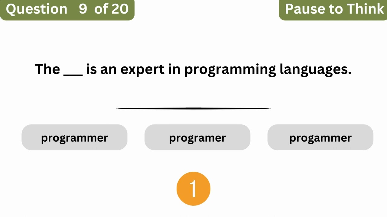 Jobs Confused Words Quiz for Language Lovers! 💼📚 | 20 English Quiz