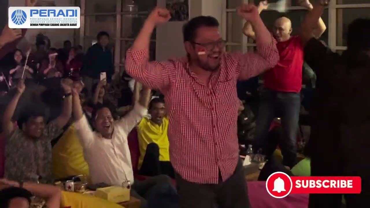 NOBAR TIMNAS INDONESIA VS CHINA - DPC PERADI JAKARTA BARAT