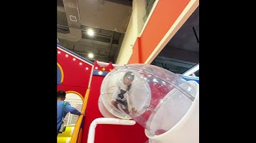 Transparent spiral slide #slide #indoorplaygroundequipment #indoorplayground #adventure #amusement