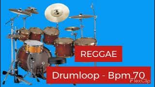 [FREE] Acoustic Reggae Drum-loop - Bpm-70 #3
