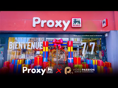 Tournage Proxi Delhaize par Vidéo Passion