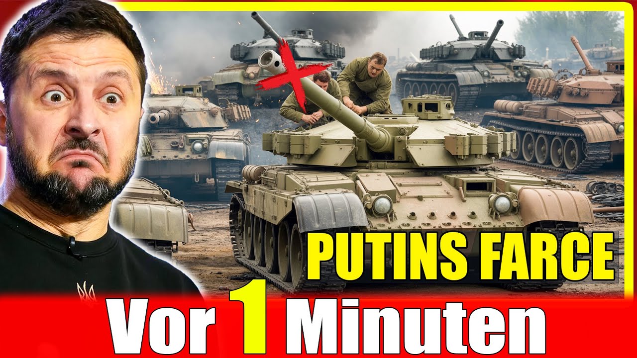 Russland im Chaos: Verzweifelte Truppen reißen Kanonen von T-72 – „Frankenstein-Panzer“ entstehen!