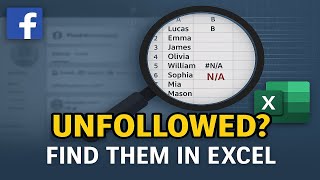 Unfollow Tracker: How to See Who Unfollowed You on Facebook (Excel & Data Download) #faccebook screenshot 2