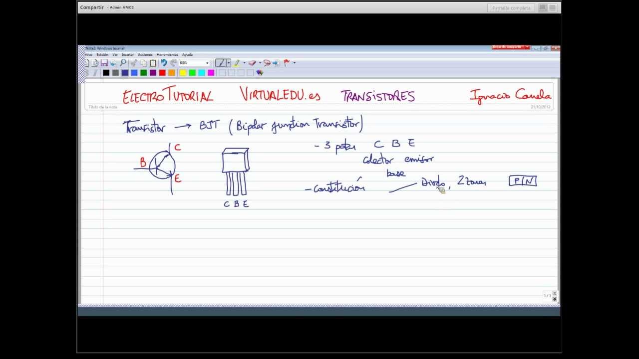 ElectroTutorial 027 Transistor BJT / Voltaje / OHM YouTube