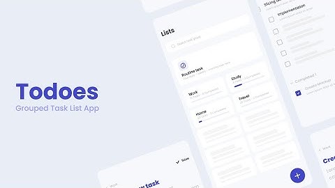 todo list app UI design process with figma- todoes