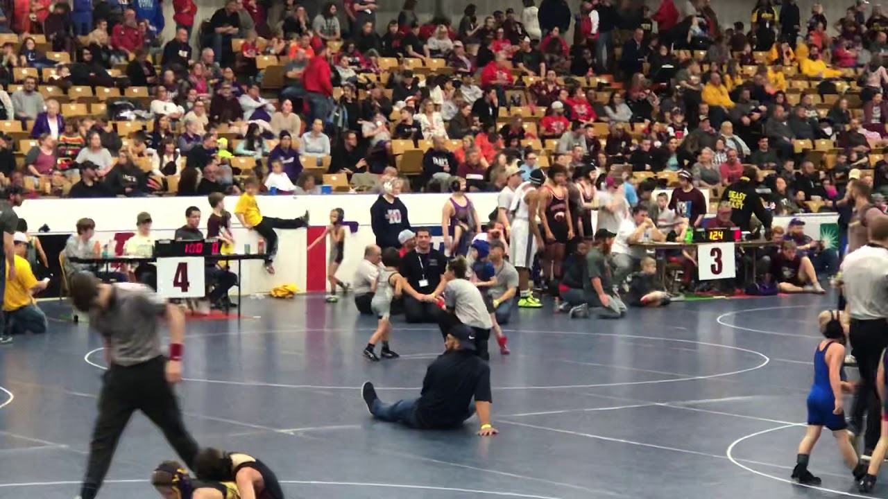 5 year old girl pins boy in 30 seconds. Ikwf