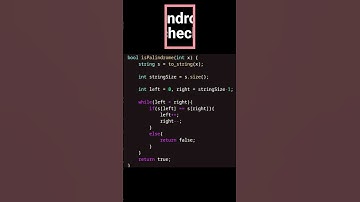 check whether the number is palindrome or not in c++ #shorts #cpp #palindrome #coding #programming