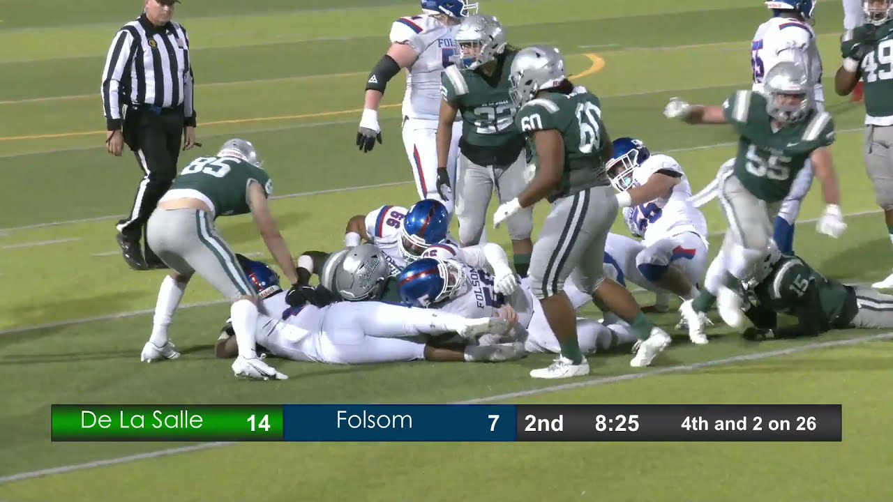 Highlights: Folsom stuns De La Salle 28-27 and is headed to state