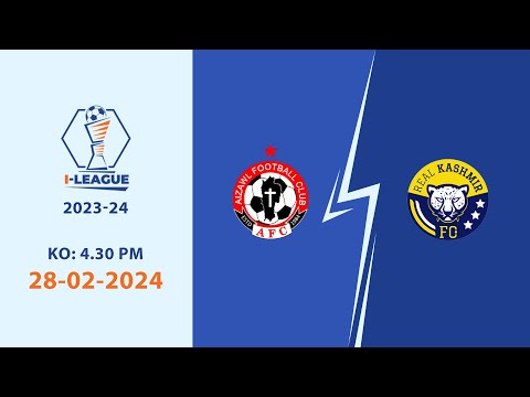 I-League 2023-24 | Aizawl FC vs Real Kashmir FC | LIVE