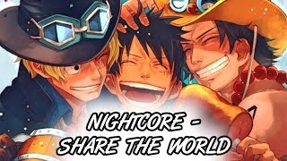 Nightcore - Share The World [+Lyrics]