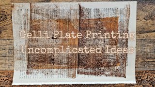 Mixed Media Art: Gelli Plate Printing - Backgrounds & Collage