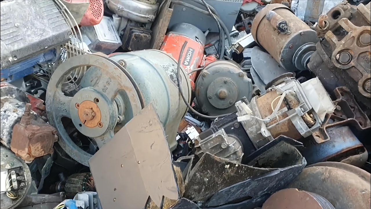 Scrap metal +4kg copper 